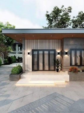 Nhầ cấp 4 mẫu mới sân vườn 