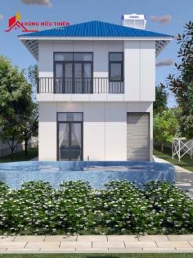THIẾT KẾ VÀ THI CÔNG TRỌN GÓI NHÀ TIỀN CHẾ CHO GIA ĐÌNH CHÚ HIẾU