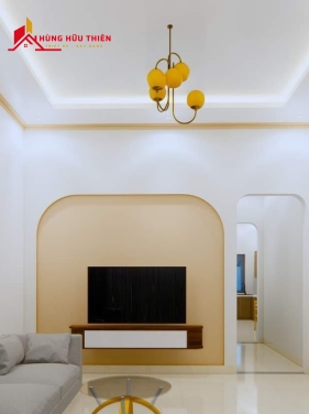 Nội thất phòng khách nhà phố Vũng Tàu