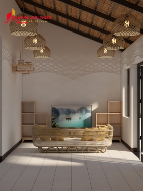 NỘI THẤT PHÒNG KHÁCH BAN CÔNG VŨNG TÀU