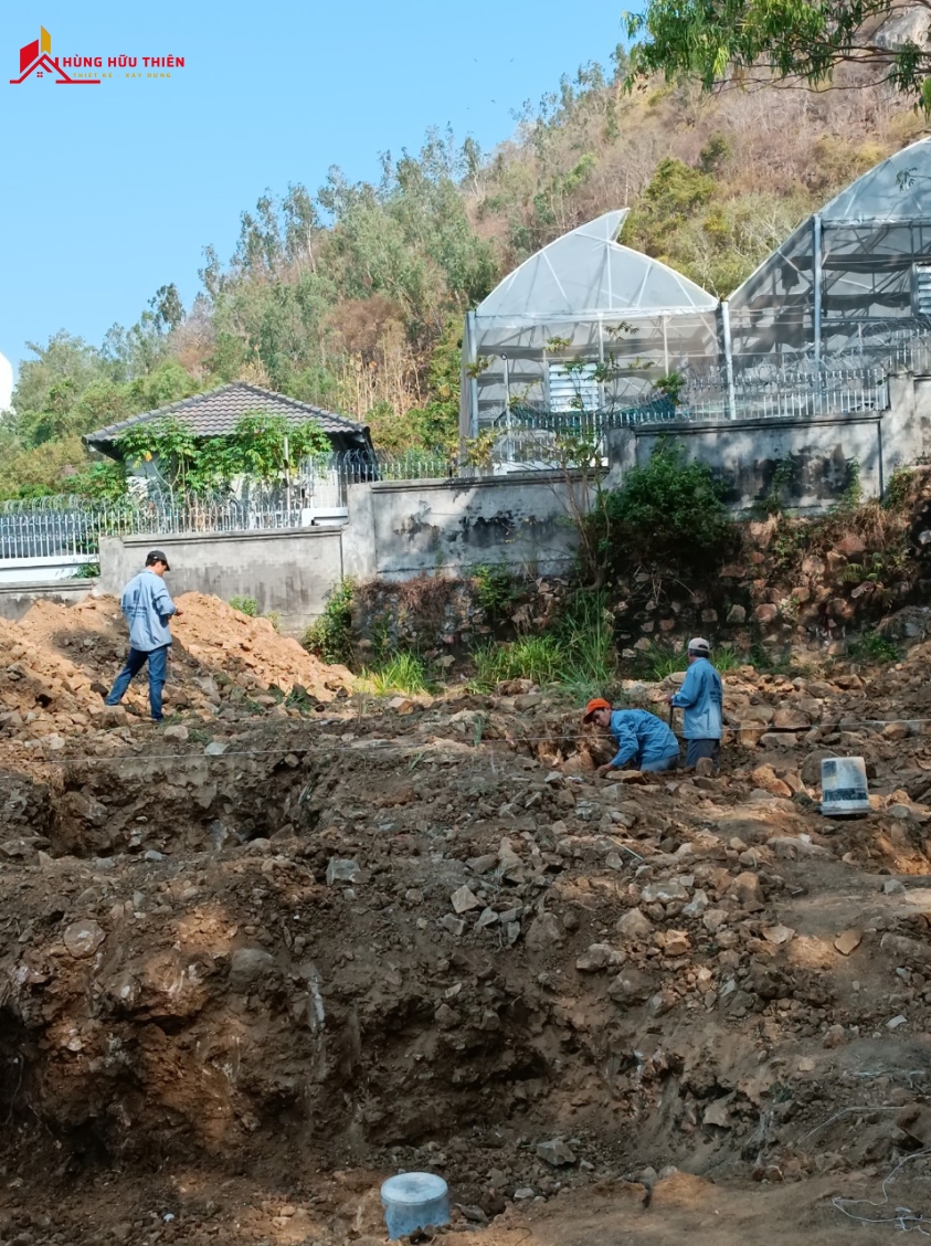 Lễ khởi công - Công trình làm cho nhà Chú Tiến